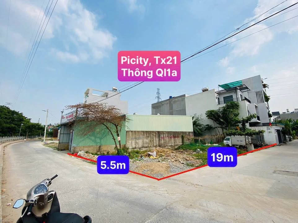 Đất nền 2 mặt tiền bờ kênh TX21, Quận 12 - Diện tích 104m², giá 5.7 tỷ - Cơ hội đầu tư hấp dẫn!