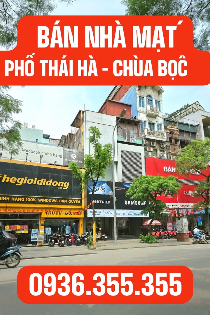 Nhà mặt phố Thái Hà, Đống Đa 45m² - Kinh doanh siêu đỉnh, sổ đỏ chính chủ!