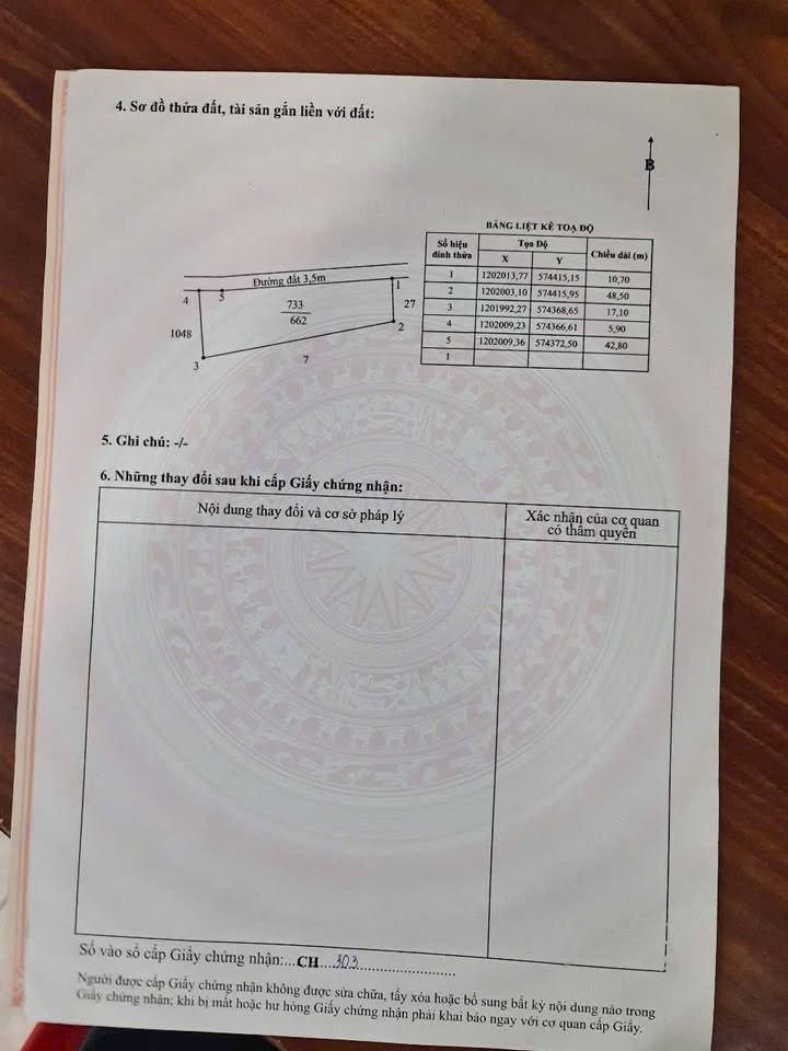 Đất thổ cư 300m² tại xã Mỹ Hạnh Nam, Đức Hòa - Giá 2.2 tỷ, sổ hồng riêng!
