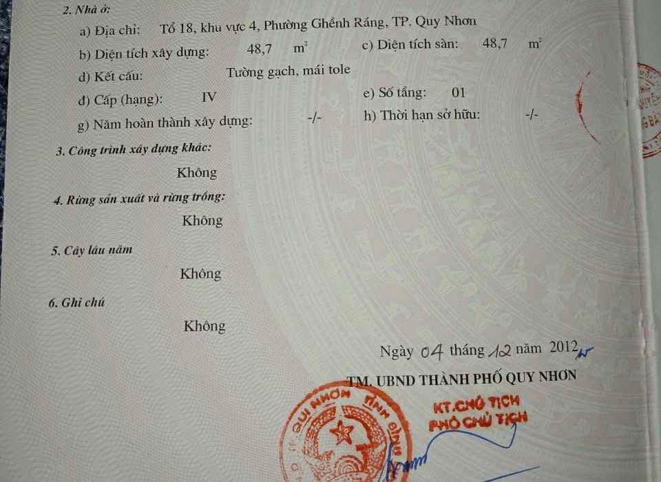 Nhà phố 48m² đường Hàn Mặc Tử, phường Ghềnh Ráng - Giá chỉ 3.3 tỷ!