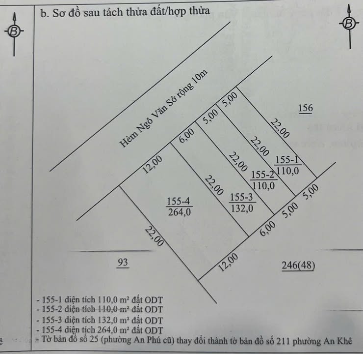 Đất nền Hẻm Ngô Văn Sở, An Khê, Gia Lai 110m² giá 550 triệu - Sổ hồng riêng, hỗ trợ vay 80%!