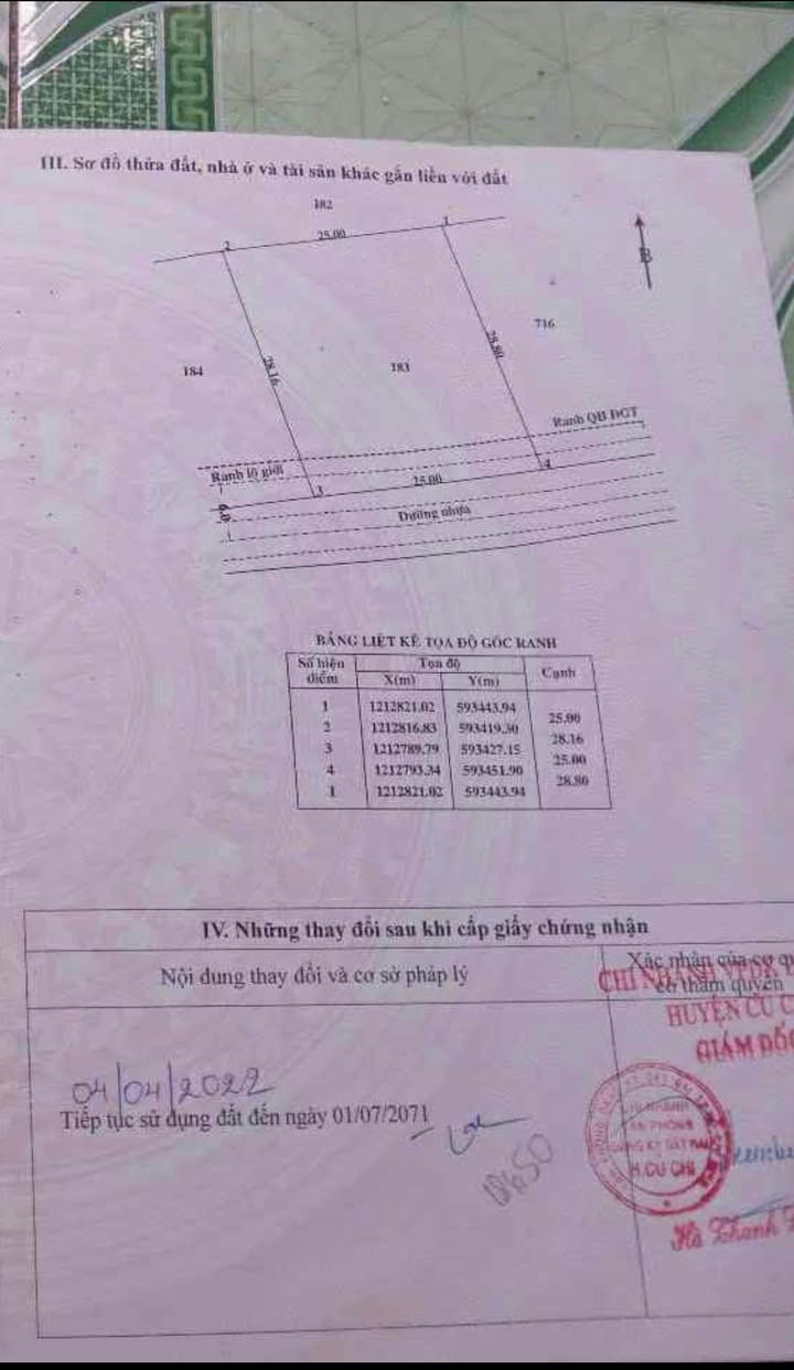 Đất mặt tiền Đường Đặng Thị Thưa, Tân Thạnh Đông, Củ Chi 700m² - Đầu tư sinh lời tuyệt vời!