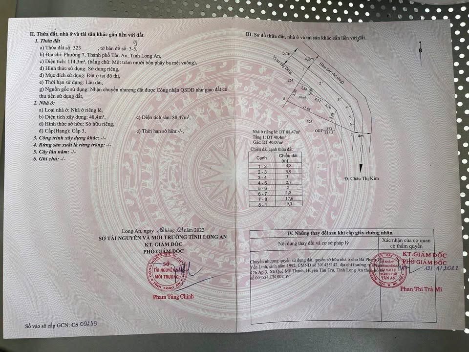 Bán nhà mặt tiền hẻm 646, phường 7, Tân An - 114m² chỉ 2 tỷ - Thiết kế hiện đại, sẵn sàng vào ở!