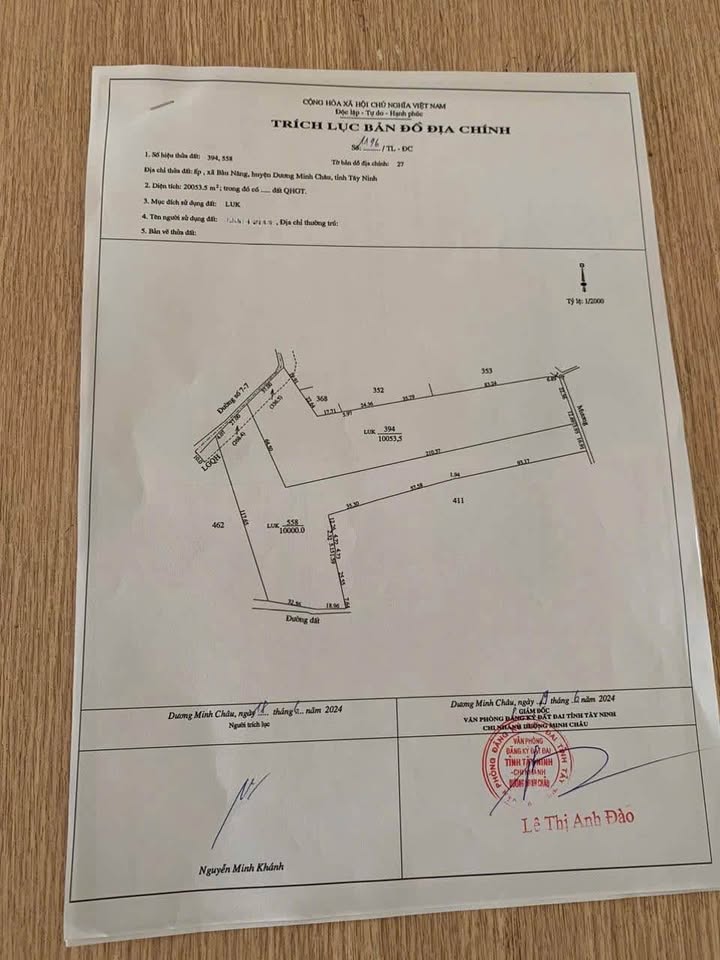 Đất nền 24423m² tại Ninh Thạnh, Tây Ninh - Cơ hội đầu tư tuyệt vời chỉ 25 tỷ!