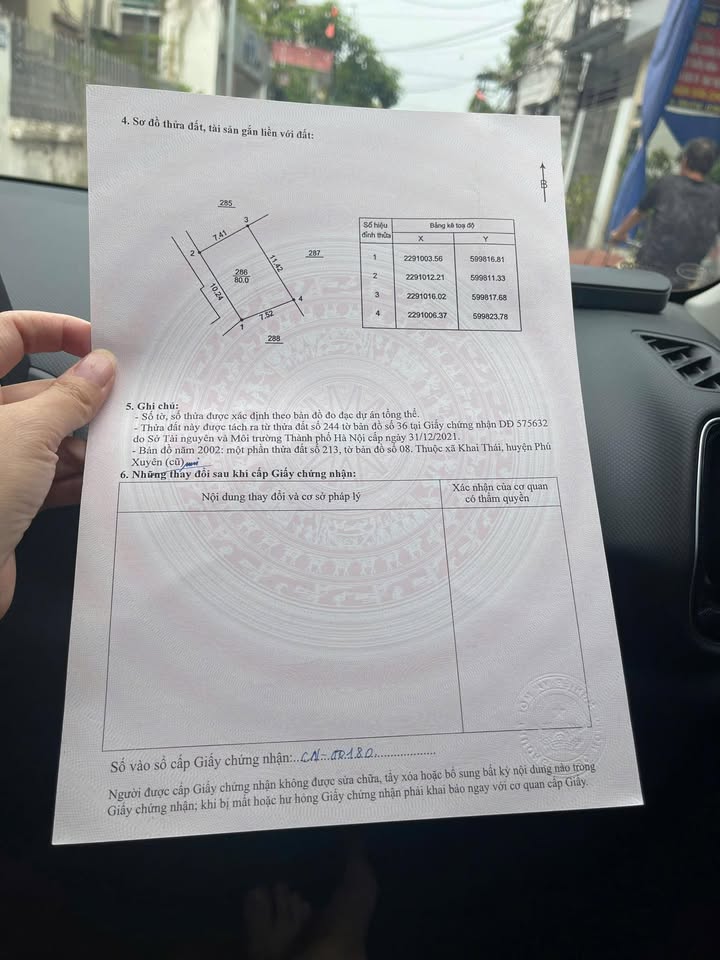 Đất nền Khai Thái, Phú Xuyên 72m² giá chỉ 1.25 tỷ - Đầu tư sinh lời ngay!