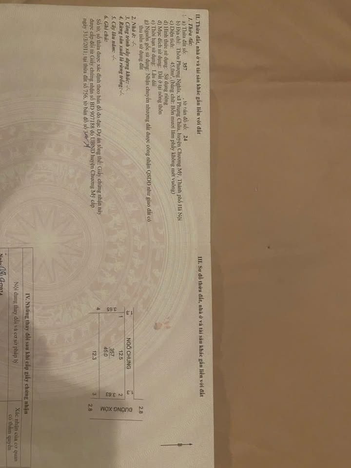 Đất nền lô góc Phượng Nghĩa, Phụng Châu 45m² - Đầu tư sinh lời ngay!