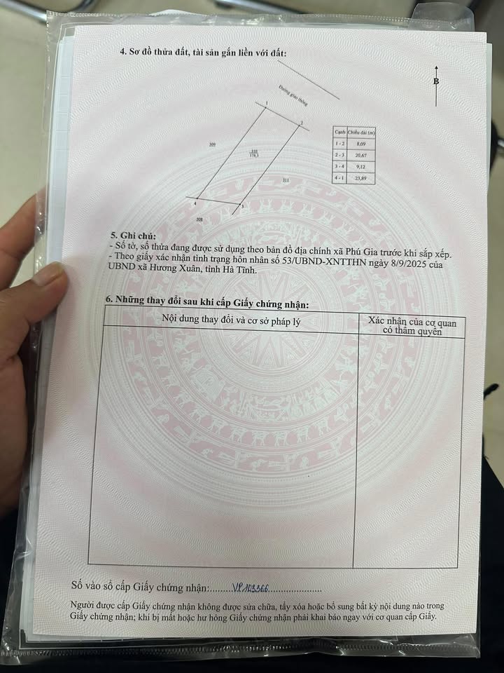 Đất nền Phú Gia Hương Khê 184m² giá 500 triệu - Đầu tư sinh lời ngay!