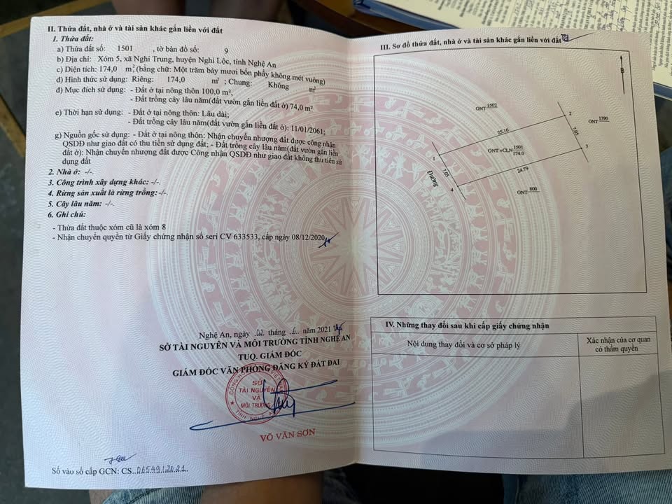 Đất nền Nghi Trung 174m² giá 1.6 tỷ - Gần trường học các cấp!