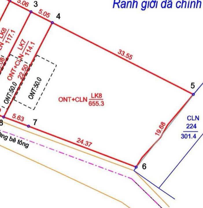Đất nền Nhuận Trạch Lương Sơn 655m² giá 5.895 tỷ - Cơ hội đầu tư tốt!