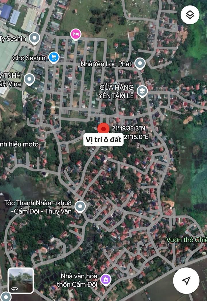 Đất nền Thụy Vân Việt Trì 140m² giá chỉ 1 tỷ - Đường ô tô tránh nhau!