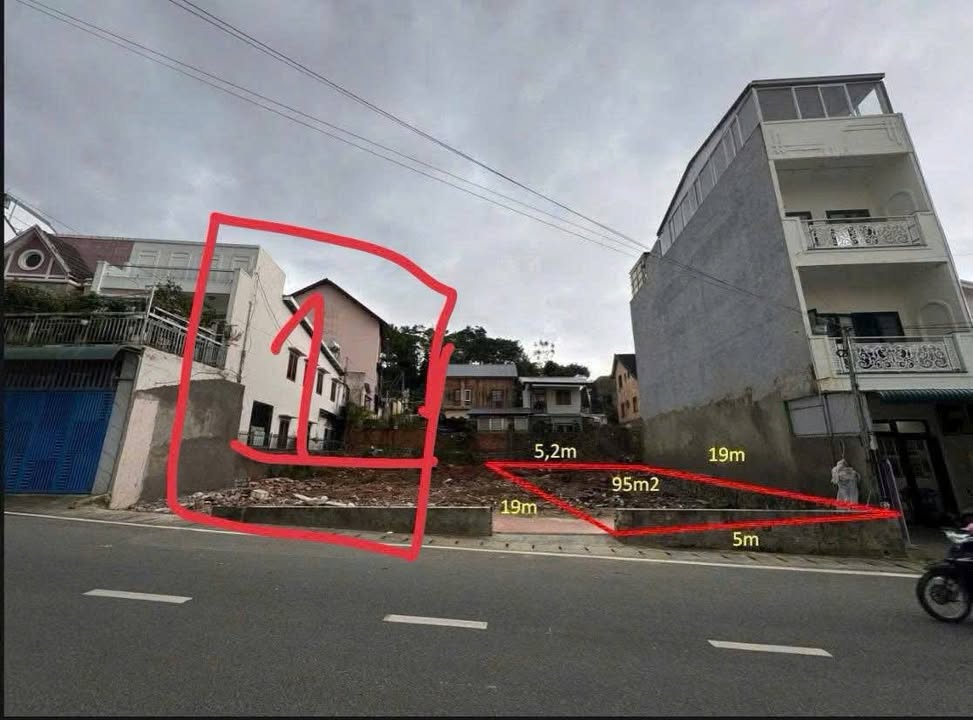 Đất mặt tiền Trần Nhật Duật, Đà Lạt 136m² giá 13.9 tỷ - Cơ hội đầu tư hiếm có!