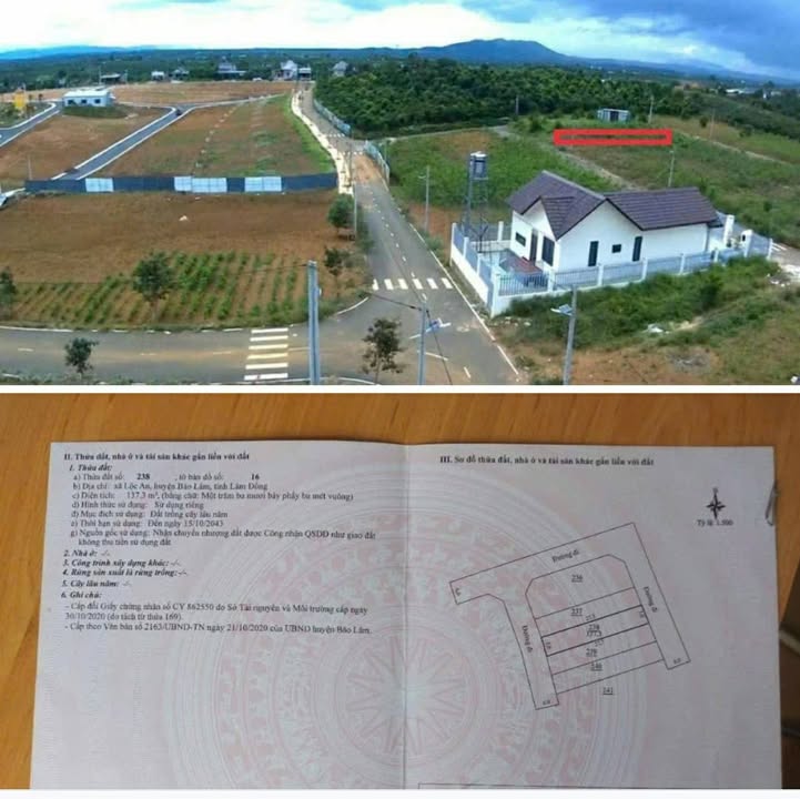 Đất thổ cư Lộc An Bảo Lâm 135m² giá 668 triệu - Cơ hội đầu tư tuyệt vời!