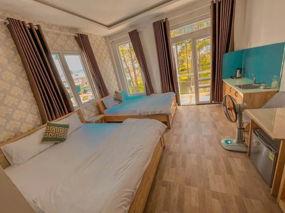 Khách sạn cho thuê Đà Lạt 13 phòng - Trang bị đầy đủ, giá chỉ 30 triệu/tháng!