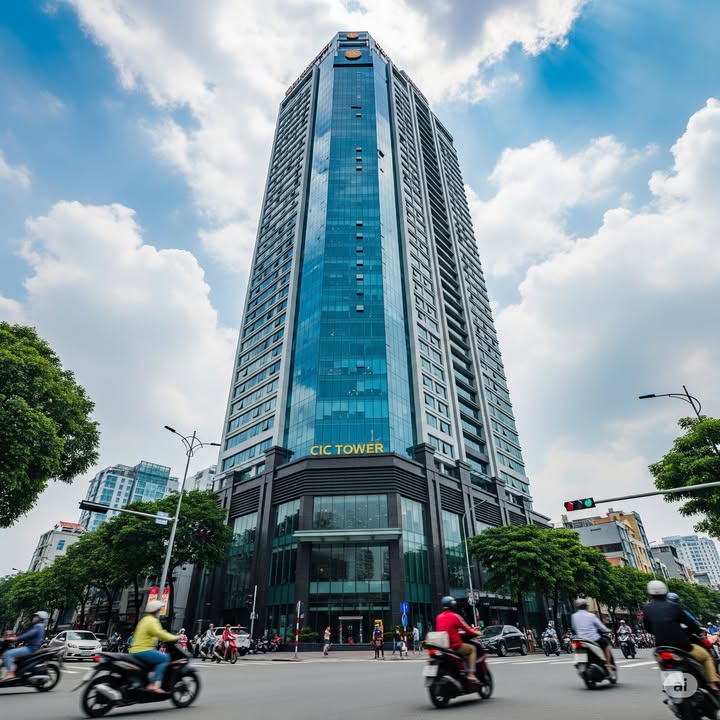 Cho thuê văn phòng CIC Tower Cầu Giấy 85m² - 1000m² - Vị trí đắc địa, dịch vụ chuyên nghiệp!