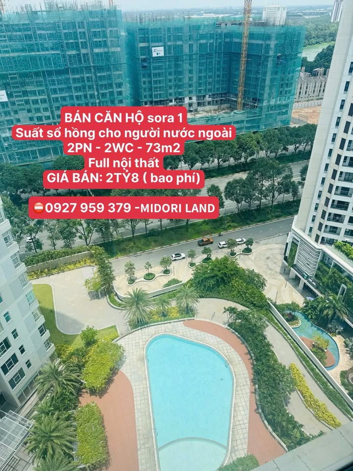 Căn hộ Sora Gardens I Thủ Dầu Một 73m² giá 2.8 tỷ - Sẵn sàng vào ở ngay!