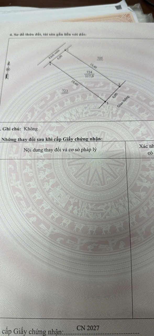 Đất nền đẹp tại Hóc Đài, Chu Hóa, Việt Trì - 117m² chỉ 1.5 tỷ - Sổ đỏ chính chủ!