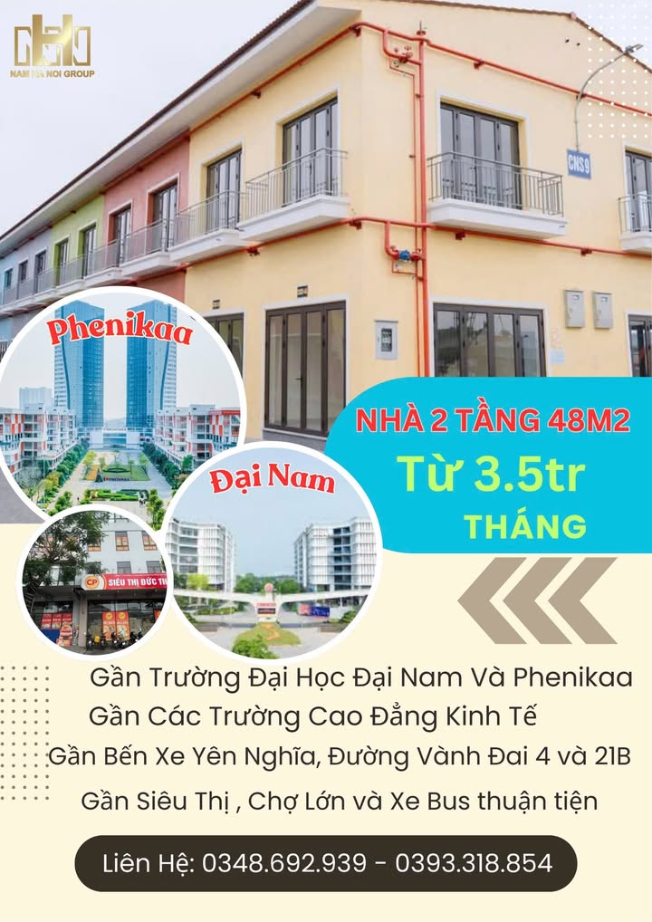 Nhà cho thuê 2 tầng đường Nguyễn Trực, Thanh Oai - Gần ngã ba Ba La, an ninh tốt!