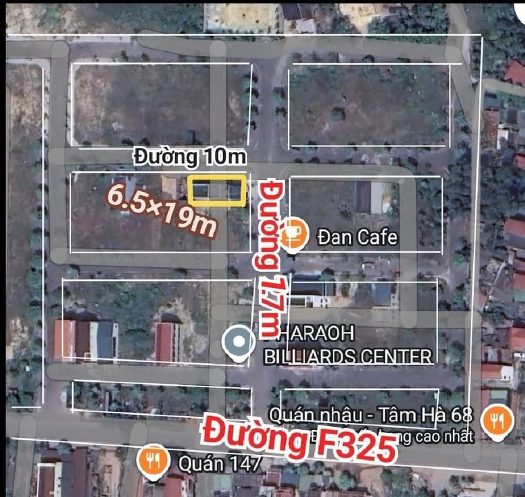 Đất nền 2 mặt tiền đường F325, Bắc Lý, 123.5m² giá 2.5 tỷ - Cơ hội đầu tư tuyệt vời!