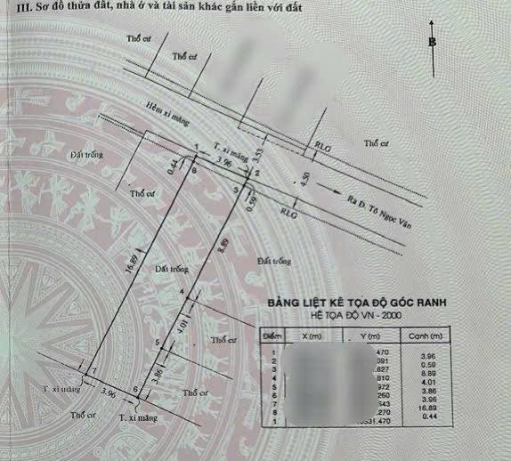 Đất Tô Ngọc Vân P15 Gò Vấp 68m² giá 3 tỷ - Tiềm năng đầu tư cao!