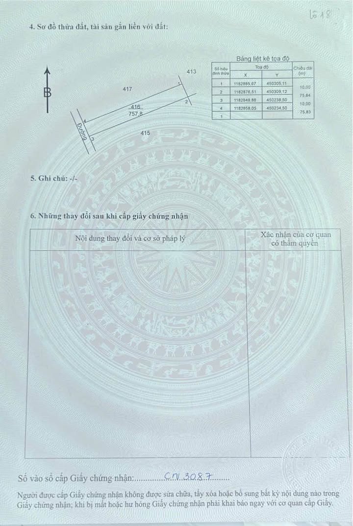 Đất nền chính chủ Quảng Thành, Châu Đức 750m² giá 1.15 tỷ - Sổ đỏ đầy đủ!