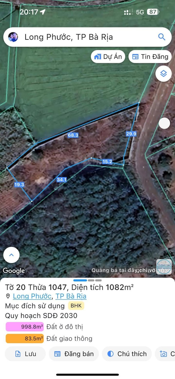 Đất nền 3600m² Đường 79 Long Phước Bà Rịa - Giá chỉ 3 tỷ