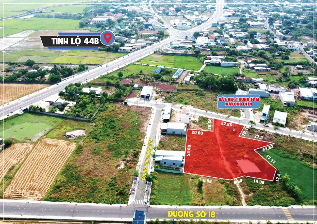 Đất nền mặt tiền đường nhựa tại Tam Phước - 2959m² - Phù hợp xây biệt thự