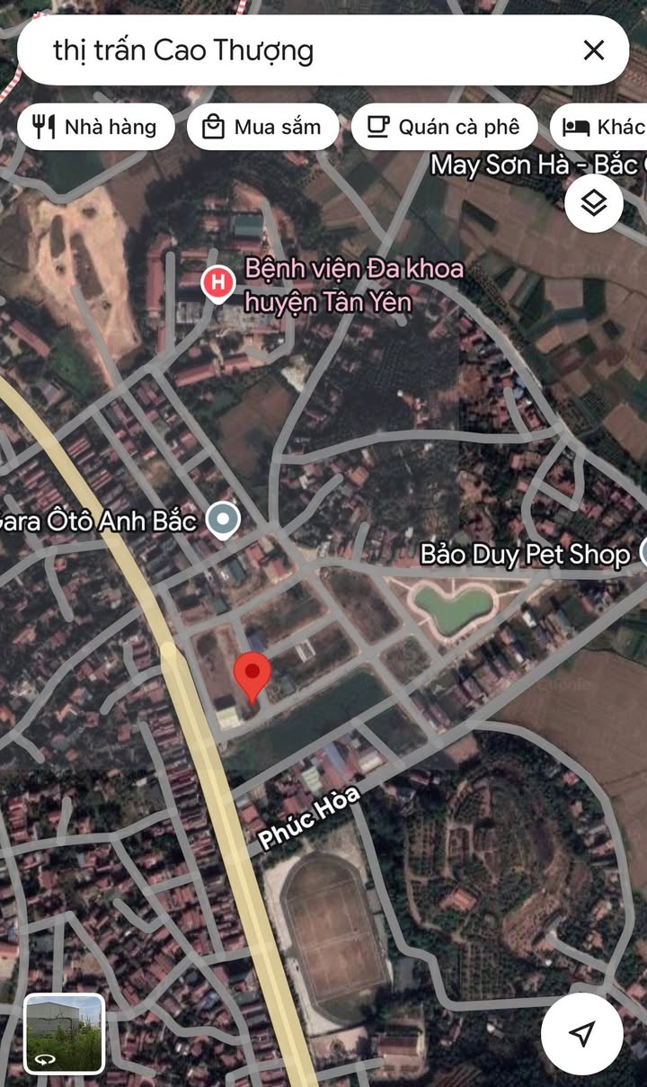 Đất nền lô góc tại thị trấn Cao Thượng, Tân Yên 99m² - Vị trí đắc địa, giá tốt!