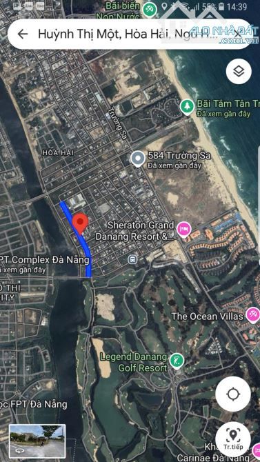 Đất nền chính chủ 100m² đường Huỳnh Thị Một, Ngũ Hành Sơn - Gần biển chỉ 700m!