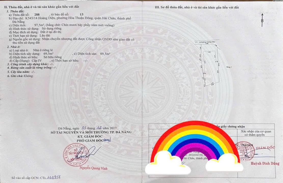 Đất xây căn hộ tại Hải Châu Đà Nẵng 100m² giá 4.75 tỷ - Đối diện chợ, vị trí đắc địa!