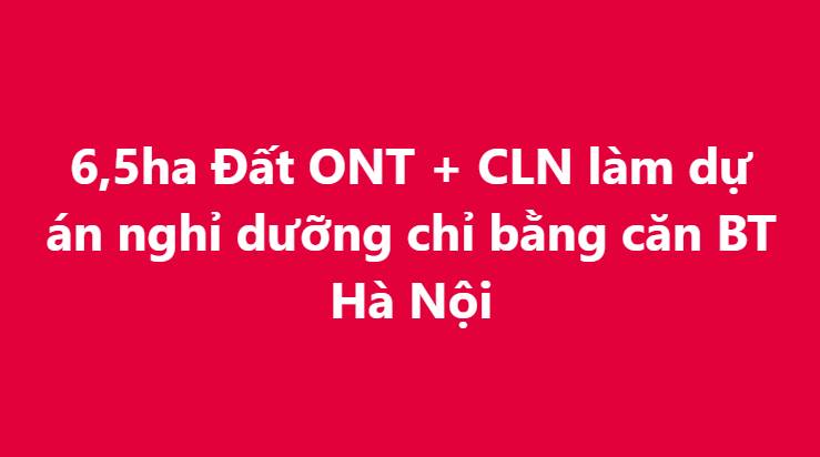 Đất ở 6.5ha tại Vân Hồ - Sơn La, Mặt tiền 120m - Đầu tư tiềm năng!