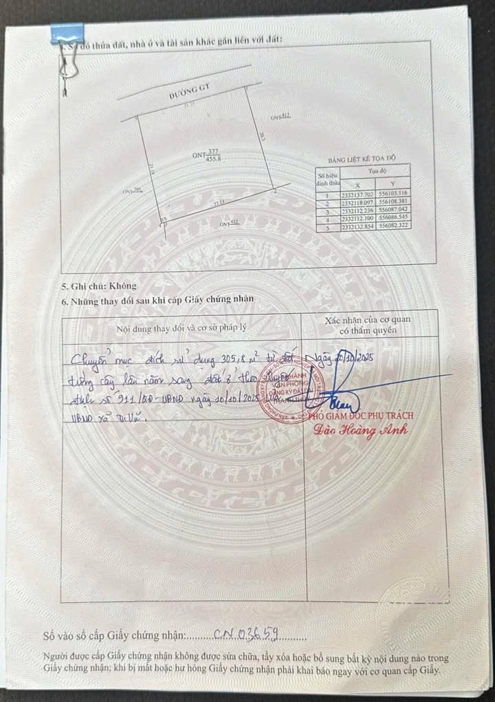 Đất thổ cư 455m² xã Đồng Trung - Thanh Thủy, Phú Thọ chỉ 2 tỷ - Cơ hội đầu tư hấp dẫn!