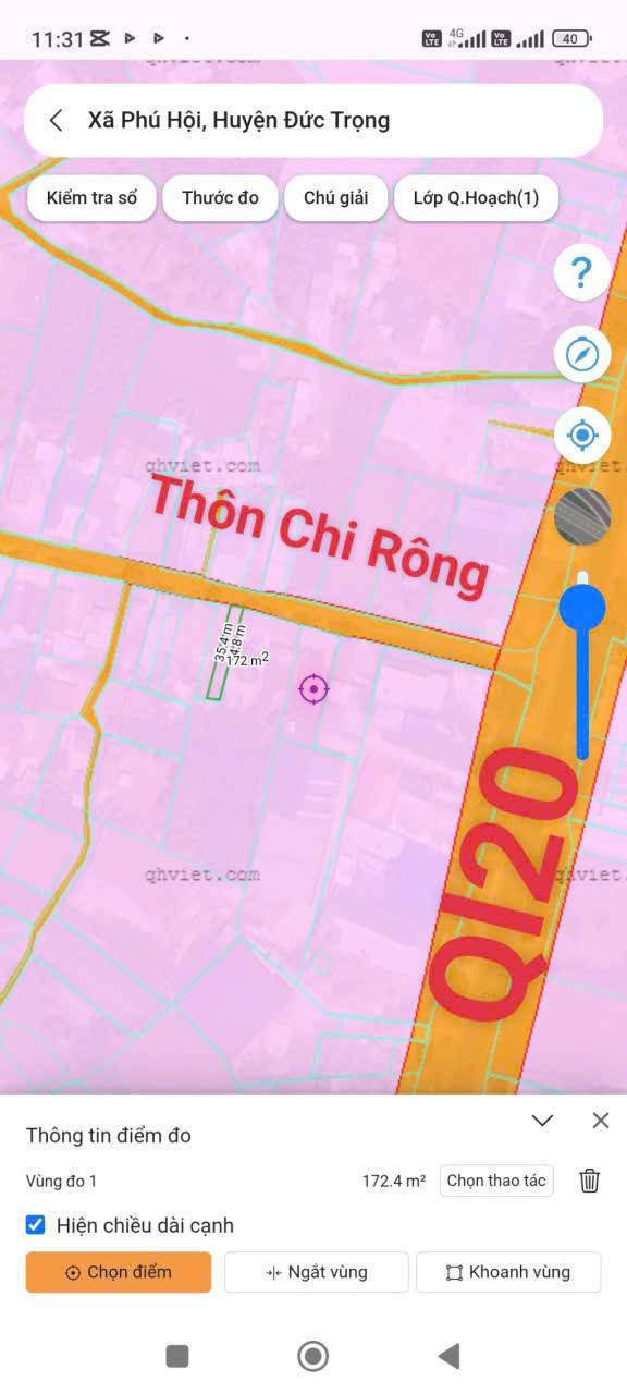 Đất thổ cư 175m² Phú Hội, Đức Trọng - Giá chỉ 1.6 tỷ, thương lượng tốt!
