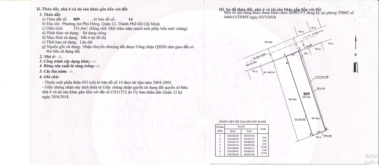 Đất nền An Phú Đông, Quận 12 - 302m² giá 11.8 tỷ - Cơ hội đầu tư hấp dẫn!