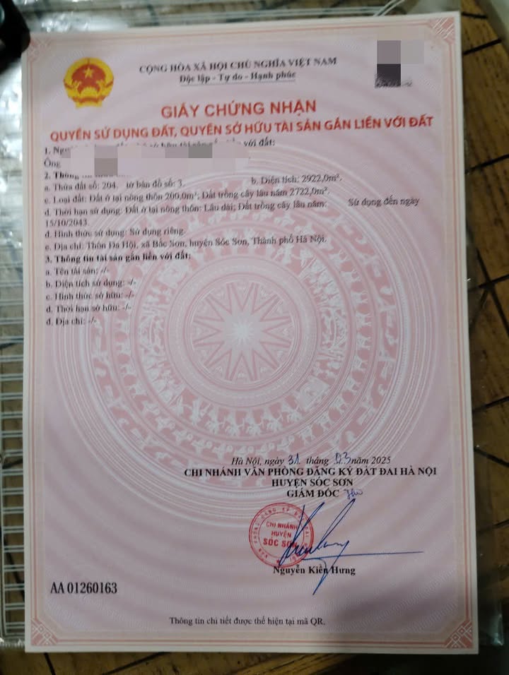 Đất nền 3000m² tại Bắc Sơn, Sóc Sơn - Giá chỉ 8 tỷ - Cơ hội đầu tư không thể bỏ lỡ!