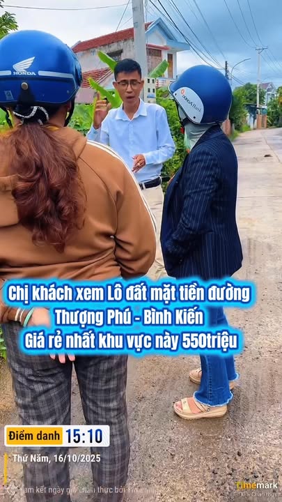 Đất thổ cư 75m² Bình Kiến - Giá chỉ 540 triệu, pháp lý rõ ràng!