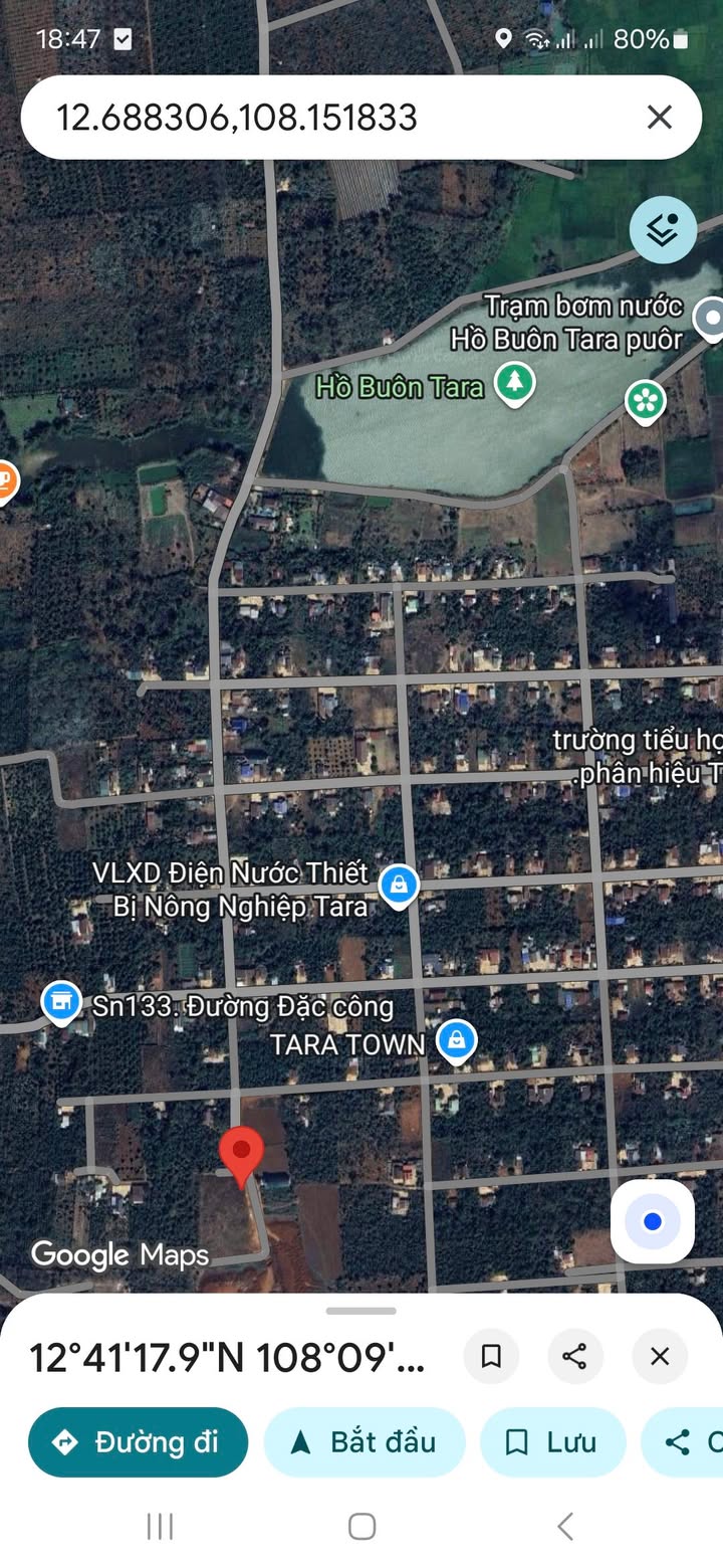 Đất thổ cư Ta Ra, Hòa Đông, 270m² giá 980 triệu - Đầu tư sinh lời ngay!