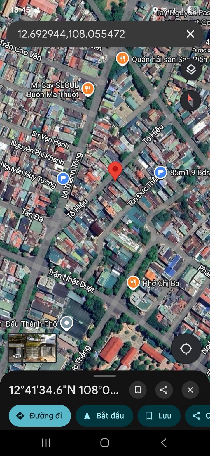 Nhà phố Tô Hiệu Buôn Ma Thuột 84m² giá 5.48 tỷ - Pháp lý sổ đỏ chính chủ!