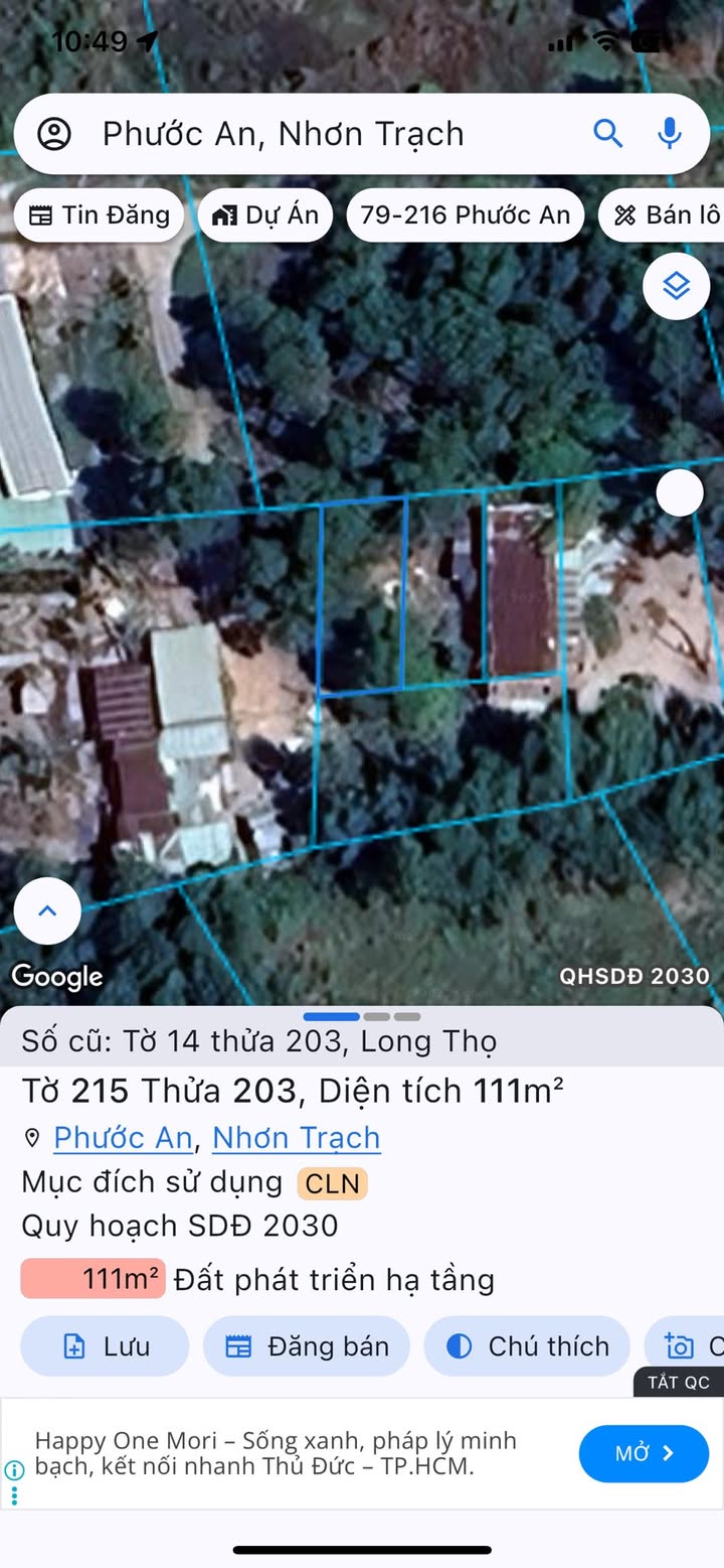 Đất nền ấp 1, xã Long Thọ, 112m² giá 400 triệu - Cơ hội đầu tư tuyệt vời!