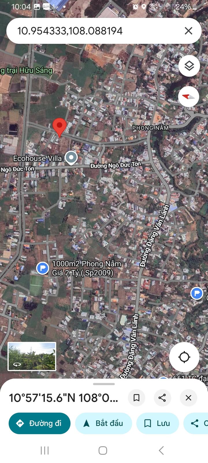 Đất thổ cư 2 mặt tiền Phong Nẫm Phan Thiết 530m² giá 1.6 tỷ - Cơ hội đầu tư hấp dẫn!