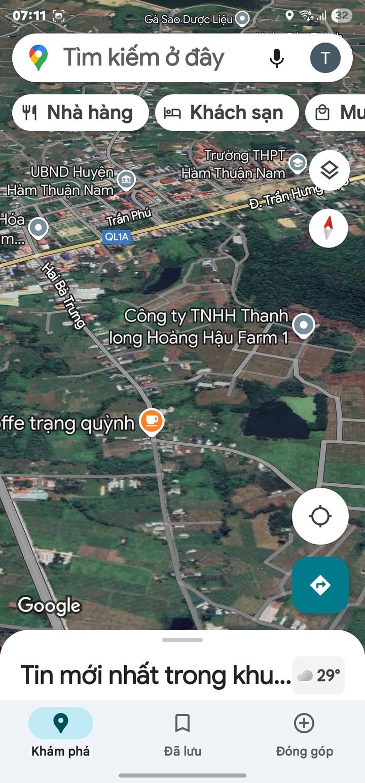 Đất nền 945m² khu phố Nam Thành, thị trấn Thuận Nam - Giá chỉ 2 tỷ, cơ hội đầu tư tuyệt vời!