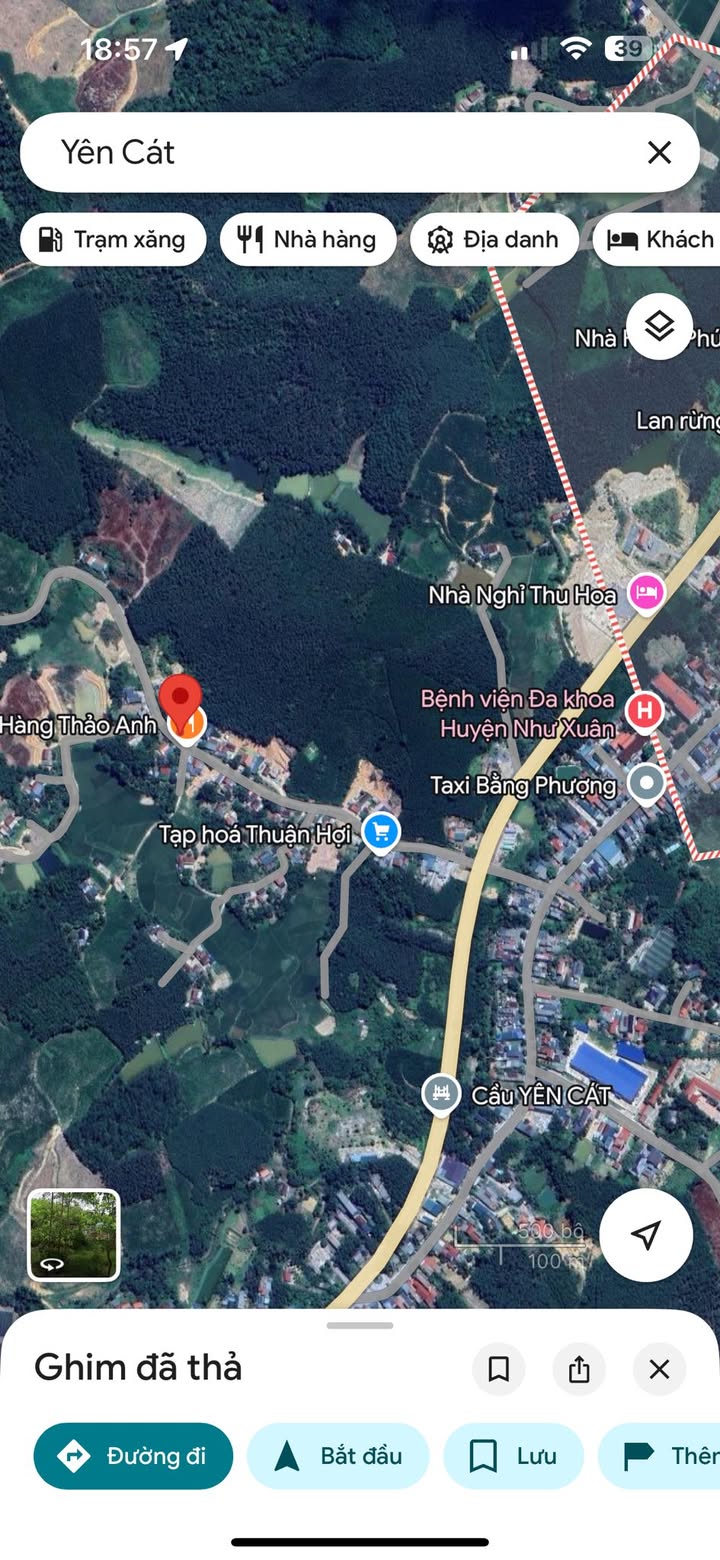 Đất nền 3160m² tại Khu Phố Xuân Thịnh, Yên Cát - Giá 1 tỷ - Sổ hồng chính chủ!