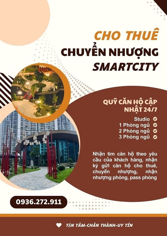 Căn hộ cho thuê Vinhomes Smart City 54-62m² giá 5.5 triệu - Sẵn sàng vào ở ngay!