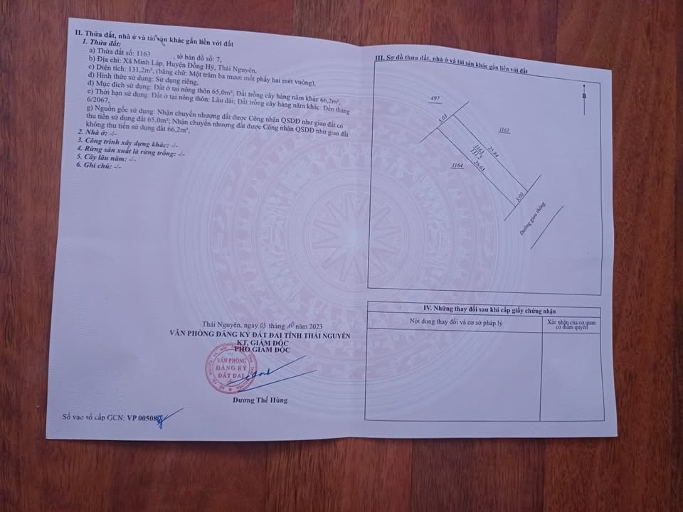 Đất nền Minh Lập, Đồng Hỷ 138.9m² giá 600 triệu - Chính chủ bán gấp!