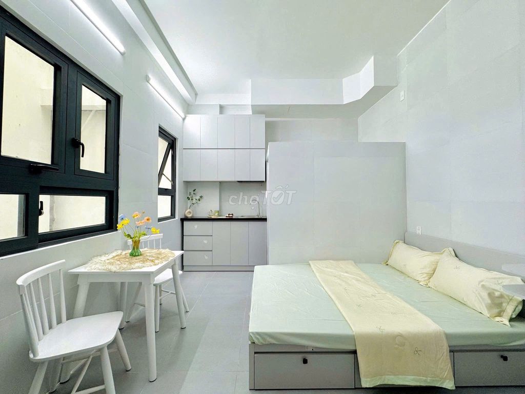 Phòng cho thuê 350 Huỳnh Tấn Phát, Q.7 - Full nội thất, an ninh 24/7