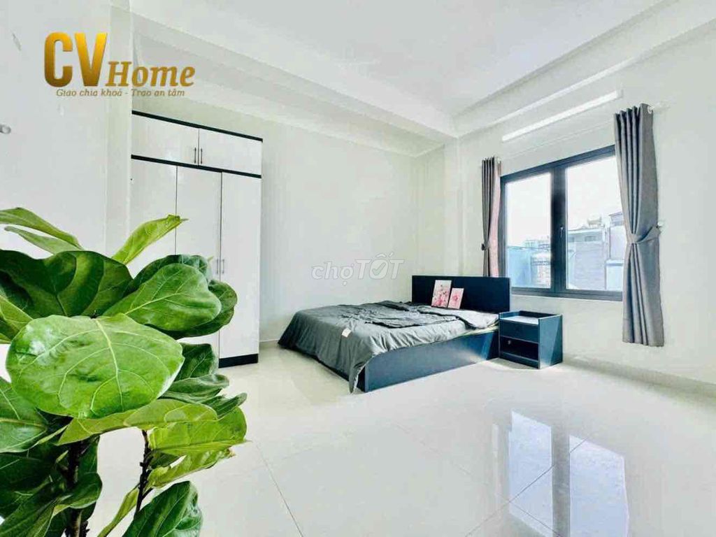 Căn hộ Studio cửa sổ trời gần chợ Bà Chiểu 30m² giá 6.3 triệu - Full nội thất mới keng!