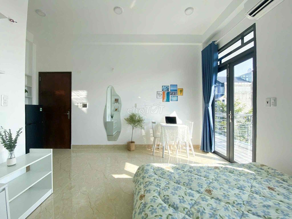 Căn hộ cho thuê Quận 7 25m² giá 6.1 triệu - Thiết kế hiện đại, an ninh 24/7!