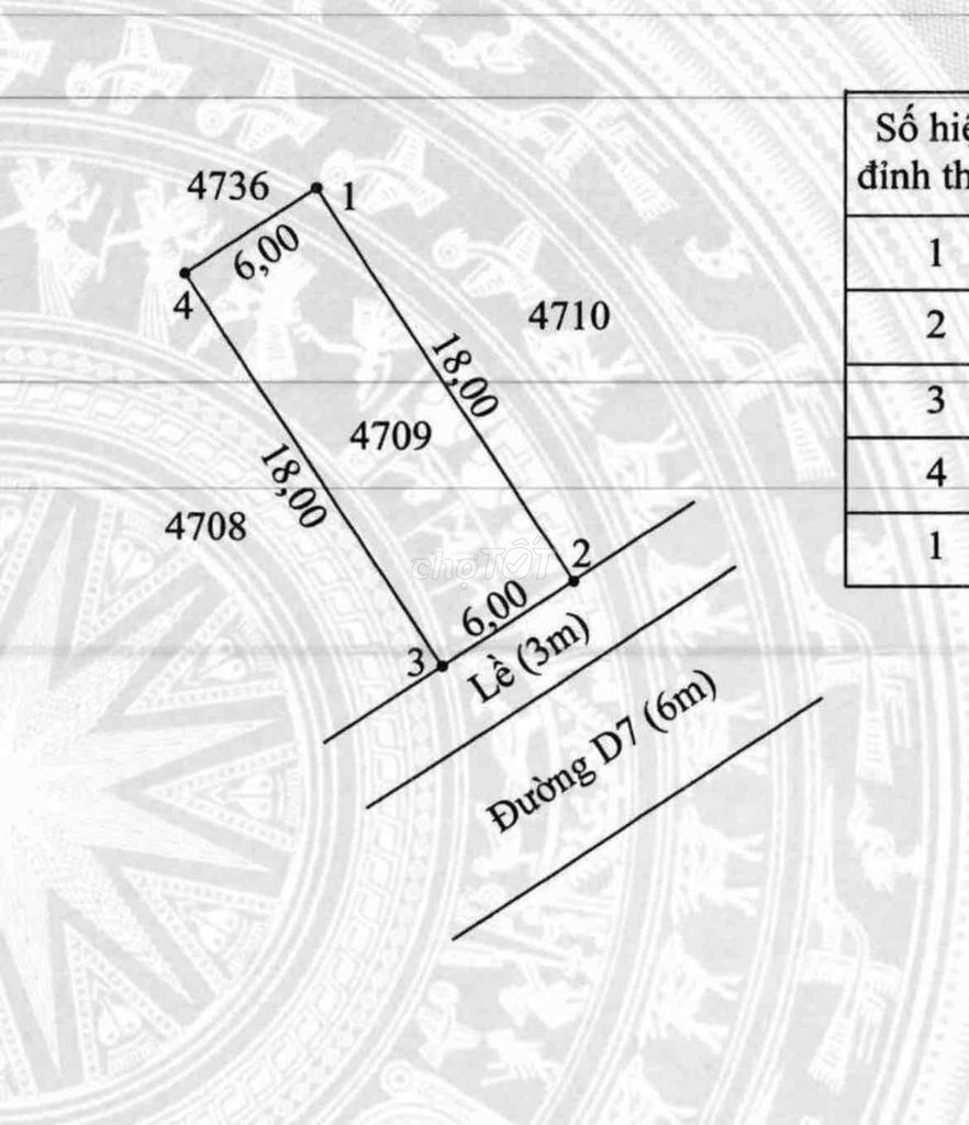 Lô Đất 6x18m Khu AGORA CITY Huyện Thủ Thừa - Giá 1.97 tỷ, Sổ hồng đầy đủ!