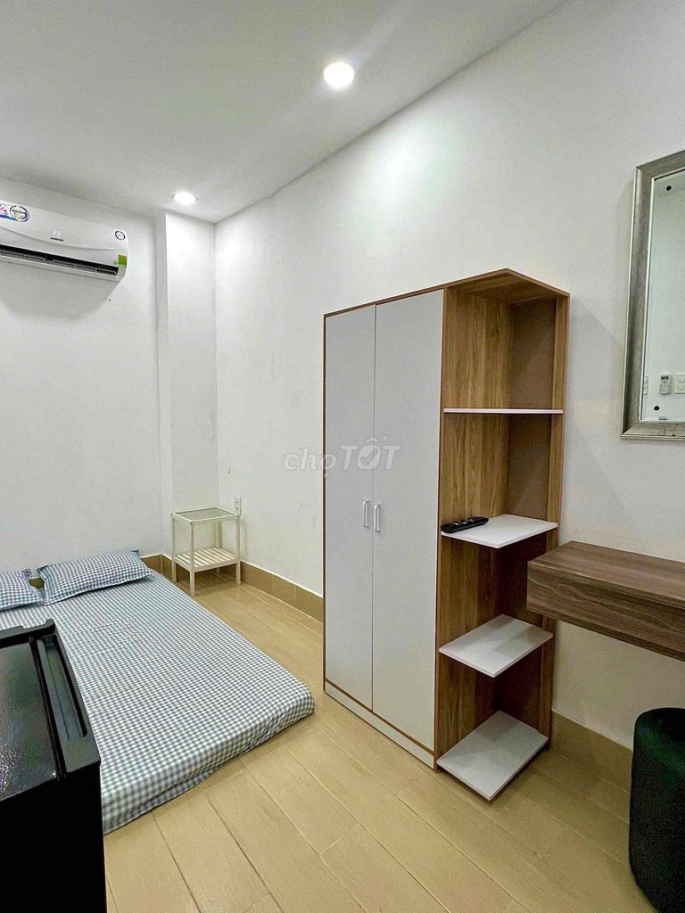Phòng Studio Giá Rẻ Quận 5 20m² chỉ 3.8 triệu - Full Nội Thất Mới
