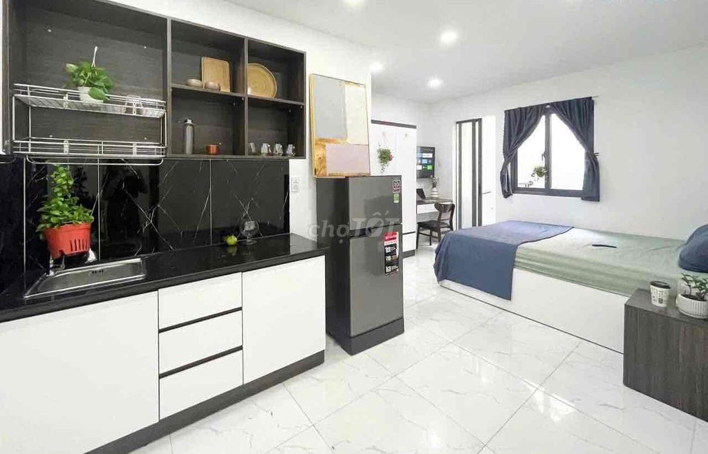 Chung cư cho thuê tại Bình Thạnh 40m² giá chỉ 6 triệu - Nội thất cao cấp, tiện nghi đầy đủ!