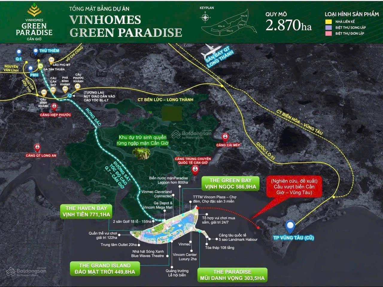 Căn hộ Vinhomes Green Paradise Cần Giờ 75m² giá từ 10.1 tỷ - Cơ hội đầu tư hấp dẫn!